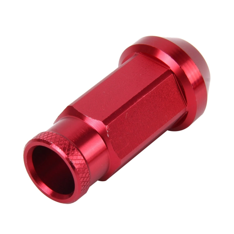 20 in 1 D1 Spec P1.5 M12x1.25 Racing Wheel Nut, Length: 40mm (Red) - Nuts & Bolts by buy2fix | Online Shopping UK | buy2fix