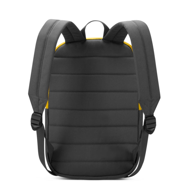 POFOKO XY Series 13.3 inch Fashion Color Matching Multi-functional Backpack Computer Bag, Size: S (Yellow) - Backpack by POFOKO | Online Shopping UK | buy2fix