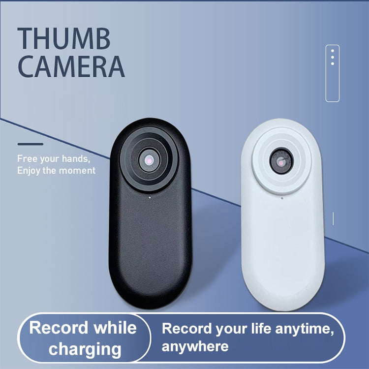 DM-10 Mini Thumb Action Camera with Charging Case (White) - Video Cameras by buy2fix | Online Shopping UK | buy2fix