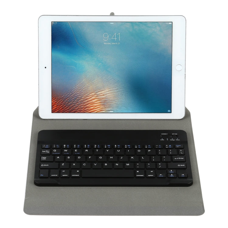 Universal Detachable Bluetooth Keyboard + Leather Tablet Case without Touchpad for iPad 9-10 inch, Specification:Black Keyboard(Blue) - Universal by buy2fix | Online Shopping UK | buy2fix