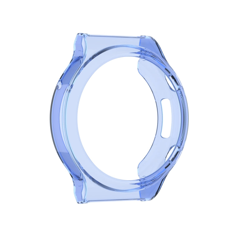 For Huawei Watch GT 2 Pro / GT 2 ECG Half Coverage Hollowed TPU Protective Case(Transparent Blue) - Watch Cases by buy2fix | Online Shopping UK | buy2fix