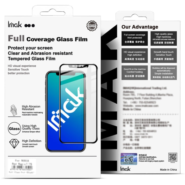 For OPPO A74 5G IMAK 9H Surface Hardness Full Screen Tempered Glass Film Pro+ Series - OPPO Tempered Glass by imak | Online Shopping UK | buy2fix