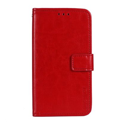 For Doogee X95 / X95 Pro idewei Crazy Horse Texture Horizontal Flip Leather Case with Holder & Card Slots & Wallet(Red) - More Brand by idewei | Online Shopping UK | buy2fix
