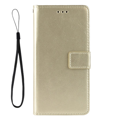 For Blackview A90 Crazy Horse Texture Horizontal Flip Leather Case with Holder & Card Slots & Lanyard(Gold) - More Brand by buy2fix | Online Shopping UK | buy2fix