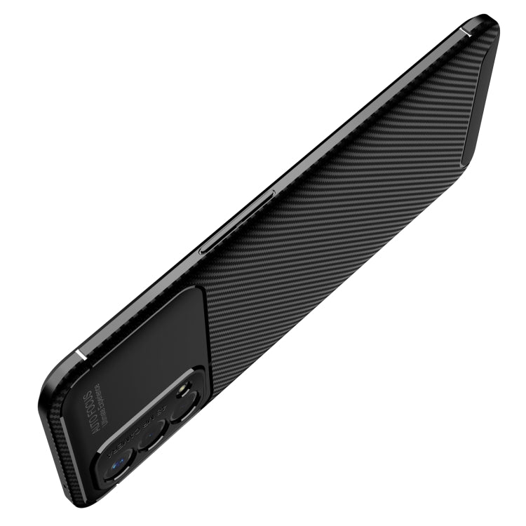 For OnePlus Nord N200 5G Carbon Fiber Texture Shockproof TPU Case(Black) - OnePlus Cases by buy2fix | Online Shopping UK | buy2fix