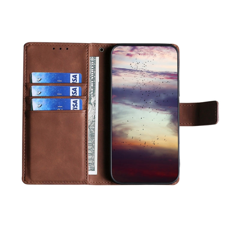 For Huawei Mate 20 Lite Skin Feel Crocodile Texture Magnetic Clasp Horizontal Flip PU Leather Case with Holder & Card Slots & Wallet(Brown) - Huawei Cases by buy2fix | Online Shopping UK | buy2fix