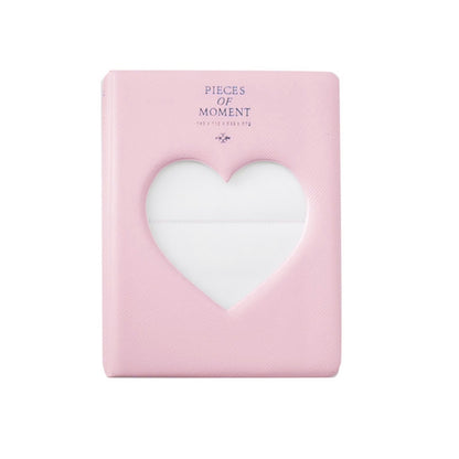 Hollow Heart 64 Pockets Photo Book Album Name Card Holder for Fujifilm Instax Mini 8 /7s /70 /25 /50s /90(Pink) - Photo Albums & Photo Frames by buy2fix | Online Shopping UK | buy2fix