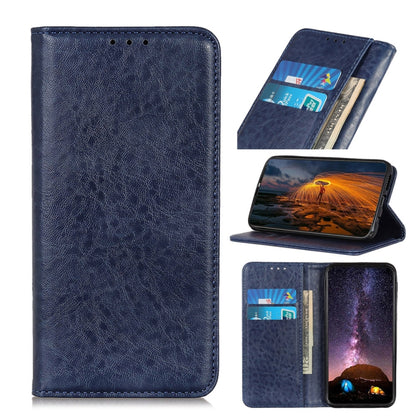 For Nokia XR20 5G Magnetic Crazy Horse Texture Horizontal Flip Leather Case with Holder & Card Slots & Wallet(Blue) - Nokia Cases by buy2fix | Online Shopping UK | buy2fix