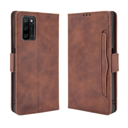 For Blackview A100 Skin Feel Calf Pattern Horizontal Flip Leather Case with Holder & Card Slots & Photo Frame(Brown) - More Brand by buy2fix | Online Shopping UK | buy2fix