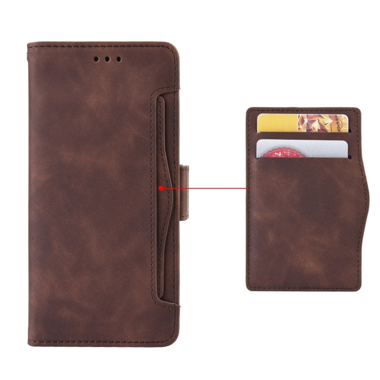 For Blackview A100 Skin Feel Calf Pattern Horizontal Flip Leather Case with Holder & Card Slots & Photo Frame(Brown) - More Brand by buy2fix | Online Shopping UK | buy2fix