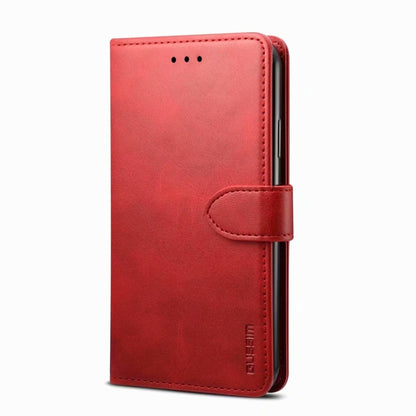 For iPhone 13 GUSSIM Business Style Horizontal Flip Leather Case with Holder & Card Slots & Wallet(Red) - iPhone 13 Cases by GUSSIM | Online Shopping UK | buy2fix