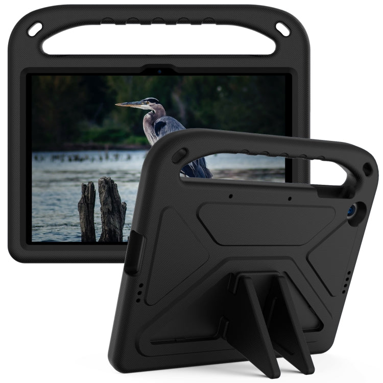 For Huawei Enjoy Tablet 2 / MatePad T10 / T10s Portable Handle EVA Shockproof Anti Falling Protective Case with Triangle Holder(Black) - Huawei by buy2fix | Online Shopping UK | buy2fix
