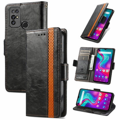 For Doogee X96 Pro CaseNeo Business Splicing Dual Magnetic Buckle Horizontal Flip PU Leather Case with Holder & Card Slots & Wallet(Black) - More Brand by buy2fix | Online Shopping UK | buy2fix