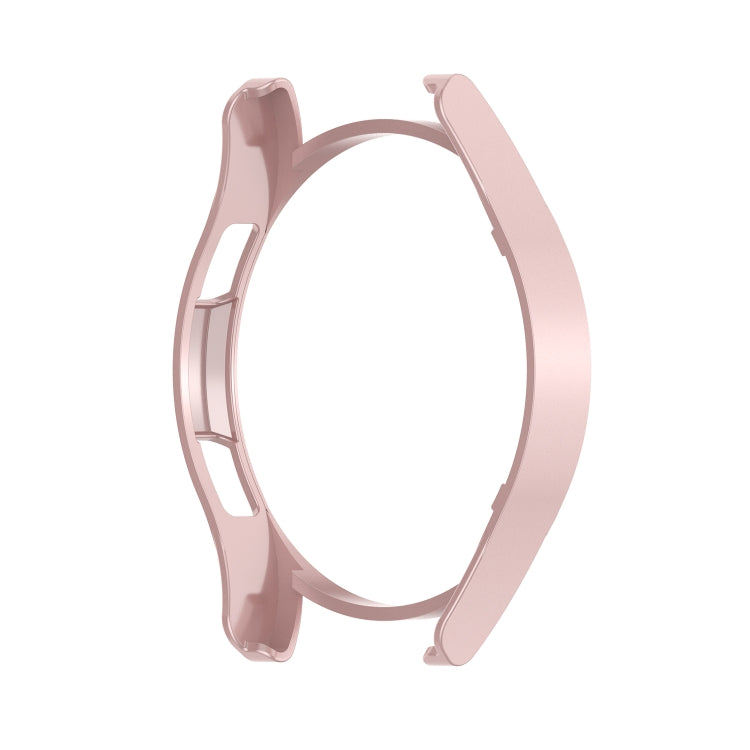 For Samsung Galaxy Watch4 Classic 46mm Half Coverage Hollowed PC Protective Case(Rose Gold) - Watch Cases by buy2fix | Online Shopping UK | buy2fix