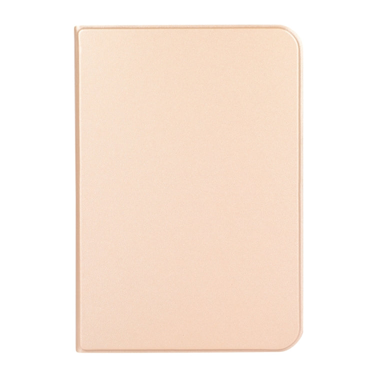 For iPad mini 6 Voltage Craft Texture TPU Horizontal Flip Protective Tablet Case with Holder(Gold) - iPad mini 6 Cases by buy2fix | Online Shopping UK | buy2fix