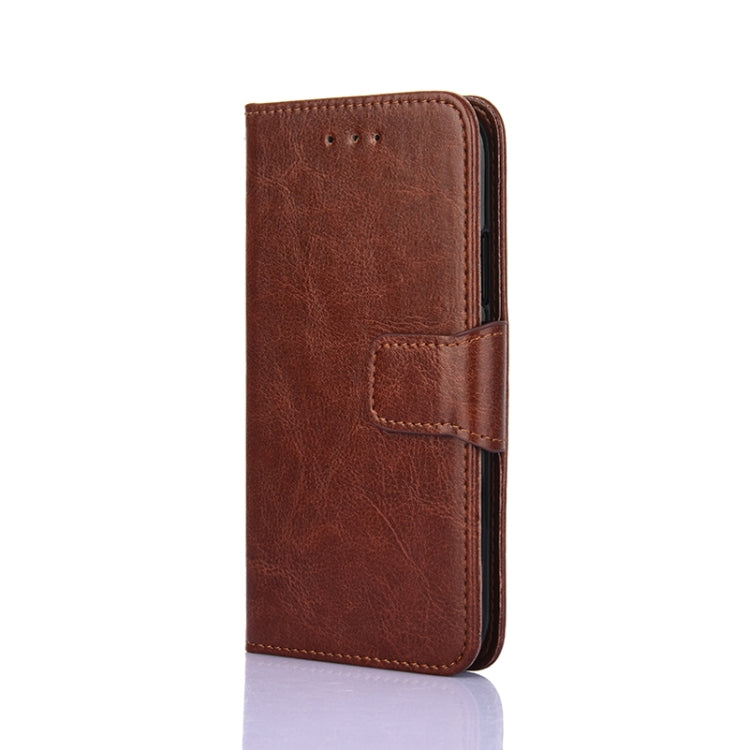 For Doogee X95 Crystal Texture Horizontal Flip Leather Case with Holder & Card Slots & Wallet(Brown) - More Brand by buy2fix | Online Shopping UK | buy2fix