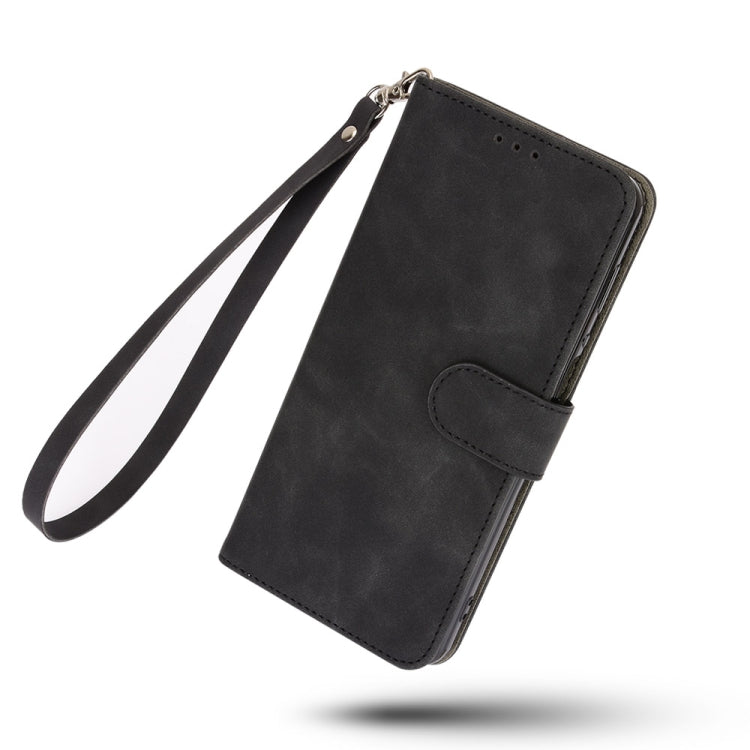 For Doogee N40 Pro Solid Color Skin Feel Magnetic Buckle Horizontal Flip PU Leather Case with Holder & Card Slots & Wallet(Black) - More Brand by buy2fix | Online Shopping UK | buy2fix