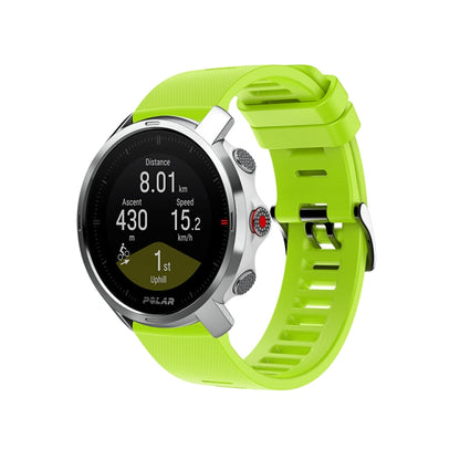 For Polar Grit X Silicone Official Buckle  Watch Band(Lime Green) -  by buy2fix | Online Shopping UK | buy2fix