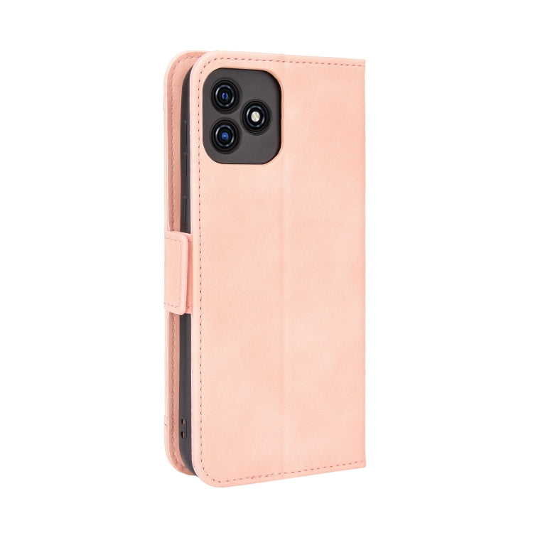 For Blackview Oscal C20 Skin Feel Calf Pattern Horizontal Flip Leather Case with Holder & Card Slots & Photo Frame(Pink) - More Brand by buy2fix | Online Shopping UK | buy2fix