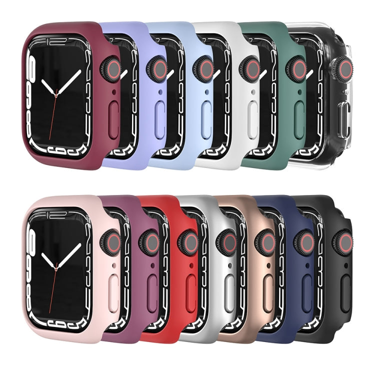 Shockproof TPU Protective Case For Apple Watch Series 9 / 8 / 7 45mm(Dark Blue) - Watch Cases by buy2fix | Online Shopping UK | buy2fix