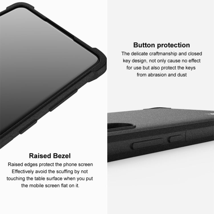 For Xiaomi Black Shark 4 Pro / 4 IMAK All-inclusive Shockproof Airbag TPU Case with Screen Protector(Matte Grey) - Xiaomi Cases by imak | Online Shopping UK | buy2fix