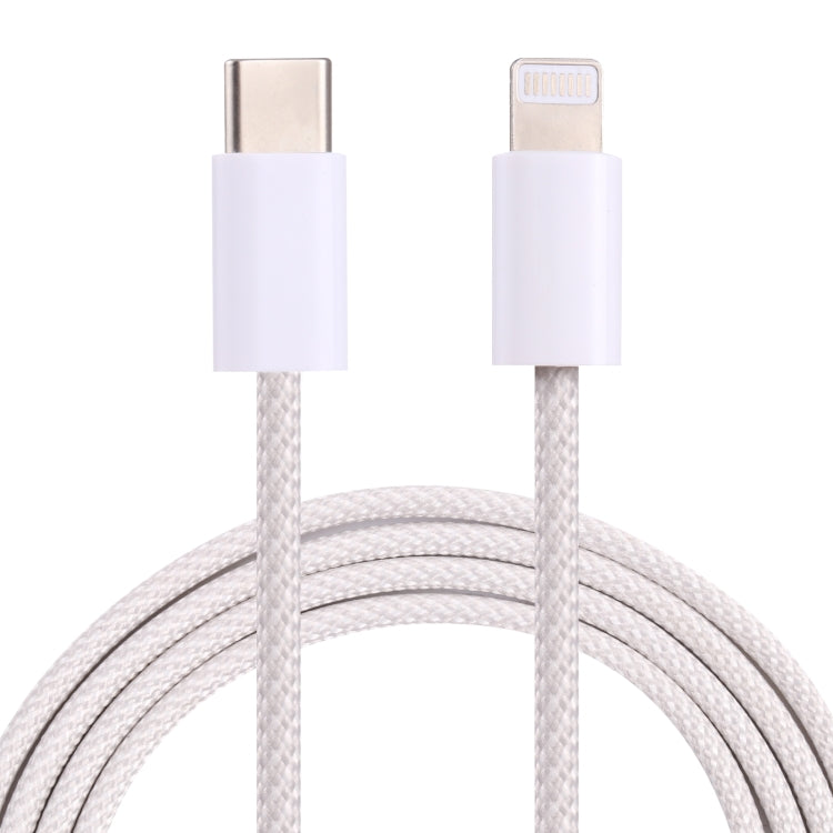 20W PD USB-C / Type-C to 8 Pin Data Cable, Cable Length: 1m(White) - 2 in 1 Cable by buy2fix | Online Shopping UK | buy2fix