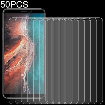 50 PCS 0.26mm 9H 2.5D Tempered Glass Film For Ulefone P6000 Plus - Ulefone Tempered Glass by buy2fix | Online Shopping UK | buy2fix