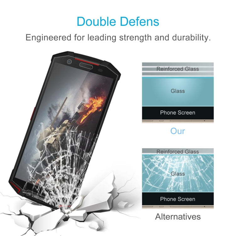 50 PCS 0.26mm 9H 2.5D Tempered Glass Film For Doogee S70 Lite - For Doogee by YAOMAISI | Online Shopping UK | buy2fix