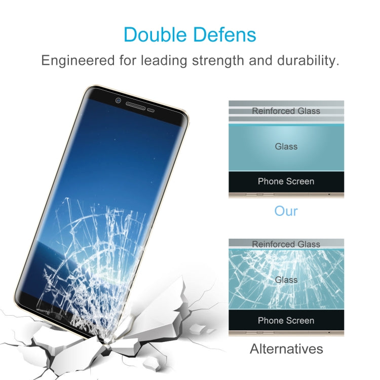 50 PCS 0.26mm 9H 2.5D Tempered Glass Film For Doogee X60L - For Doogee by buy2fix | Online Shopping UK | buy2fix