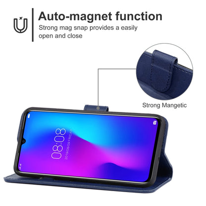 Leather Phone Case For Doogee N20 Pro(Blue) - More Brand by buy2fix | Online Shopping UK | buy2fix