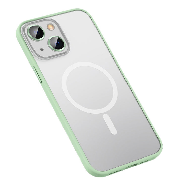 For iPhone 13 MagSafe Matte Phone Case(Green) - iPhone 13 Cases by buy2fix | Online Shopping UK | buy2fix