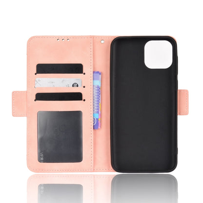 For Ulefone Note 6 / Note 6P Skin Feel Calf Pattern Leather Phone Case(Pink) - Ulefone Cases by buy2fix | Online Shopping UK | buy2fix