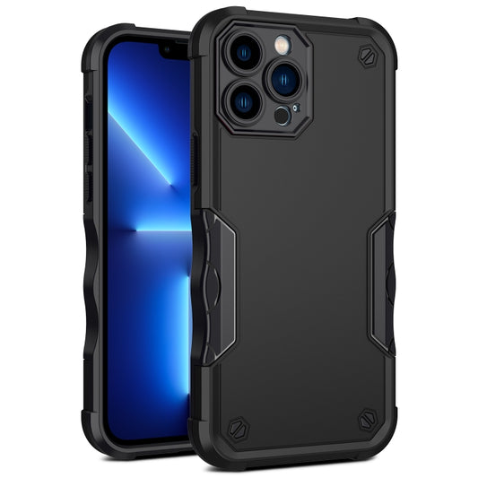 For iPhone 13 Pro Non-slip Armor Phone Case (Black) - iPhone 13 Pro Cases by buy2fix | Online Shopping UK | buy2fix