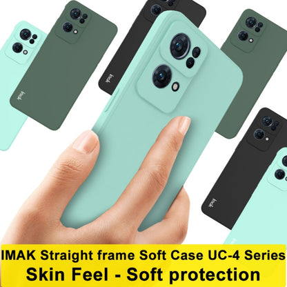 For OPPO Reno7 Pro 5G imak UC-4 Series Straight Edge TPU Soft Protective Case(Light Cyan) - OPPO Cases by imak | Online Shopping UK | buy2fix