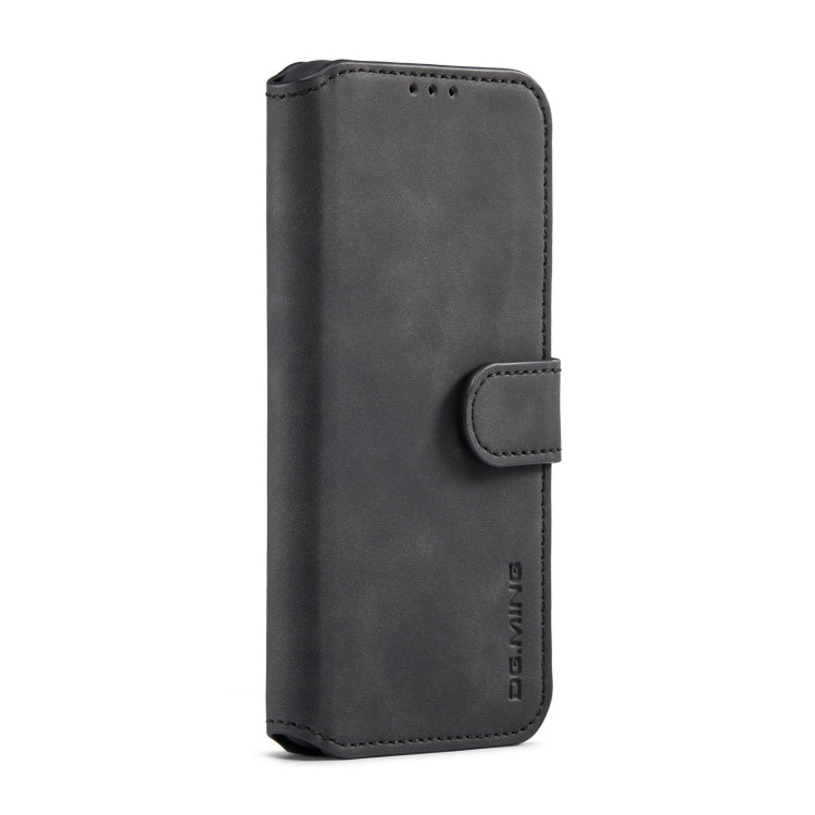 For Samsung Galaxy S22+ DG.MING Retro Oil Side Horizontal Flip Leather Case with Holder & Card Slots & Wallet(Black) - Galaxy S22+ 5G Cases by DG.MING | Online Shopping UK | buy2fix