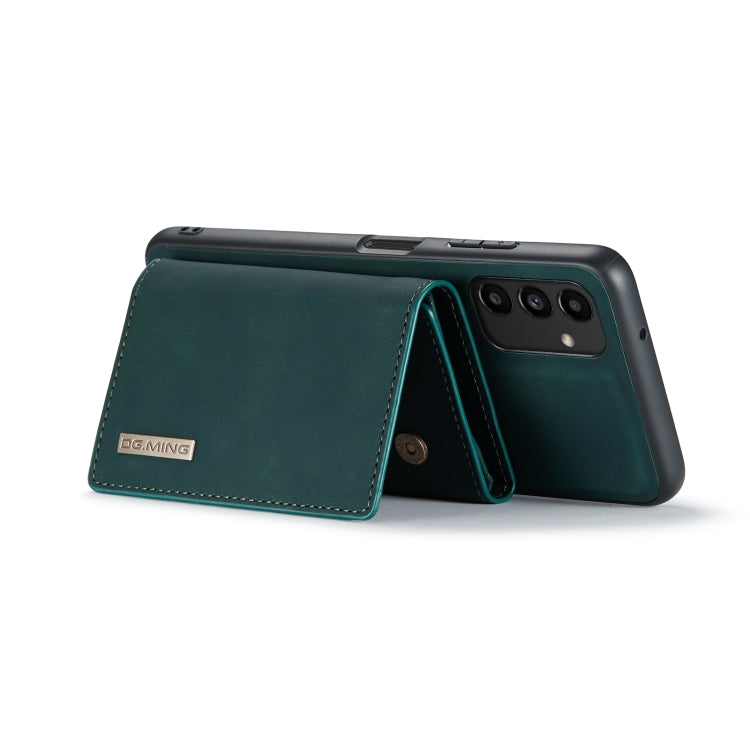 For Samsung Galaxy A13 4G DG.MING M1 Series 3-Fold Multi Card Wallet  Phone Case(Green) - Galaxy Phone Cases by DG.MING | Online Shopping UK | buy2fix