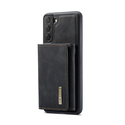 For Samsung Galaxy S22 5G DG.MING M1 Series 3-Fold Multi Card Wallet Phone Case(Black) - Galaxy S22 5G Cases by DG.MING | Online Shopping UK | buy2fix