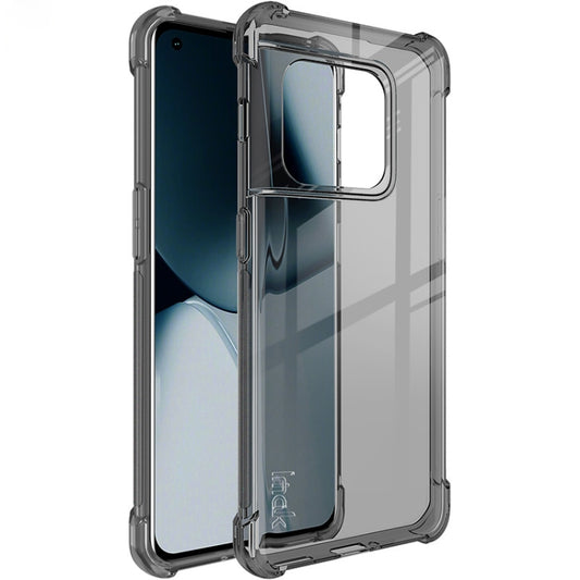 For OnePlus 10 Pro 5G imak All-inclusive Shockproof Airbag TPU Case with Screen Protector(Transparent Black) - OnePlus Cases by imak | Online Shopping UK | buy2fix