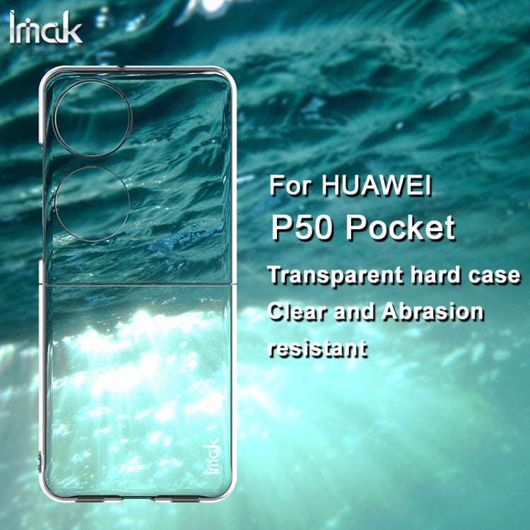 For Huawei P50 Pocket imak Wing II Wear-resisting Crystal Protective Case(Transparent) - Huawei Cases by imak | Online Shopping UK | buy2fix