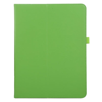 For iPad Air 13 2024 / iPad Pro 12.9 2022 / 2021 / 2020 / 2018 Litchi Texture Solid Color Leather Tablet Case(Green) - iPad Pro 12.9 (2022/2021) Cases by buy2fix | Online Shopping UK | buy2fix