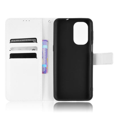 For Ulefone Note 13P Diamond Texture Leather Phone Case(White) - Ulefone Cases by buy2fix | Online Shopping UK | buy2fix