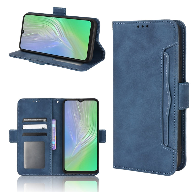 For Blackview A55 Skin Feel Calf Pattern Leather Phone Case(Blue) - More Brand by buy2fix | Online Shopping UK | buy2fix