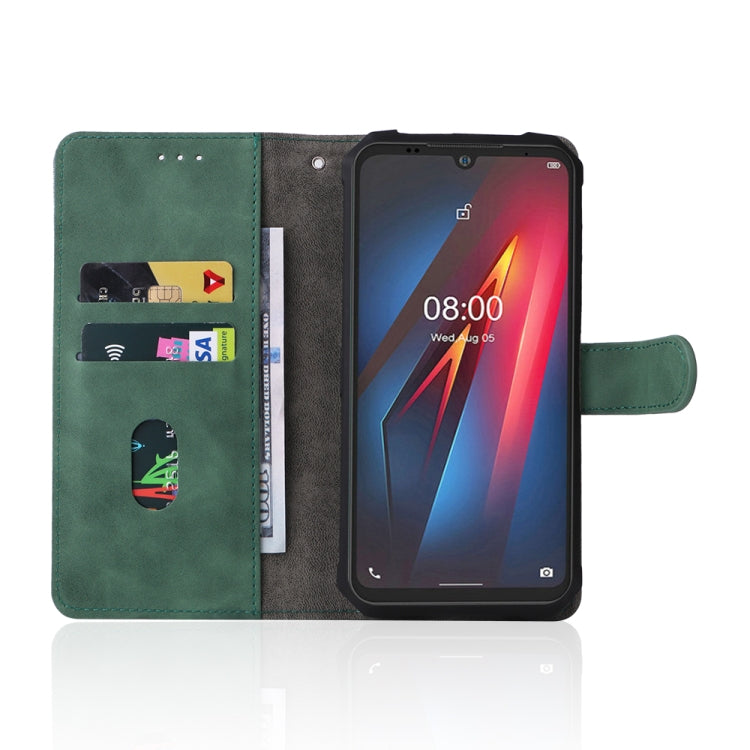 For Ulefone Armor 8 Skin Feel Magnetic Buckle Calf Texture Leather Phone Case(Green) - Ulefone Cases by buy2fix | Online Shopping UK | buy2fix