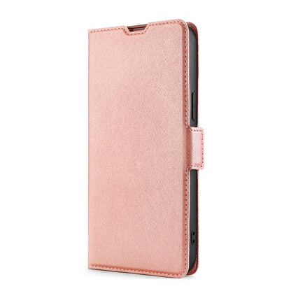 For Blackview A70 Ultra-thin Voltage Side Buckle PU + TPU Leather Phone Case(Rose Gold) - More Brand by buy2fix | Online Shopping UK | buy2fix