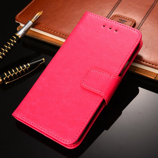 For Ulefone Note 6 / Note 6P Crystal Texture Leather Phone Case(Rose Red) - Ulefone Cases by buy2fix | Online Shopping UK | buy2fix