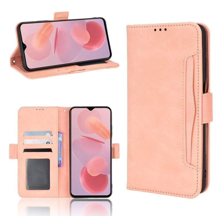 For Ulefone Note 12P Skin Feel Calf Pattern Leather Phone Case(Pink) - Ulefone Cases by buy2fix | Online Shopping UK | buy2fix