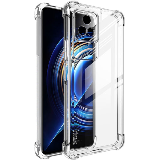 For Xiaomi Redmi K50 / K50 Pro 5G imak TPU Phone Case with Screen Protector(Transparent) - Xiaomi Cases by imak | Online Shopping UK | buy2fix