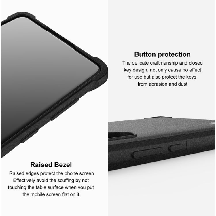 For ZTE nubia Red Magic 7 IMAK All-inclusive Shockproof Airbag TPU Case (Matte Grey) - ZTE Cases by imak | Online Shopping UK | buy2fix