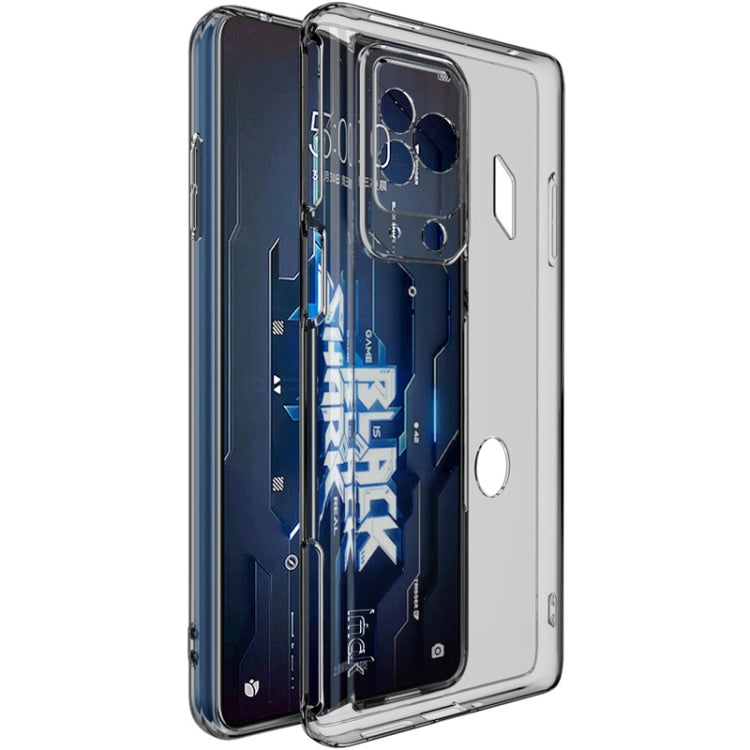 For Xiaomi Black Shark 5 Pro IMAK UX-5 Series Transparent TPU Phone Case(Transparent Black) - Xiaomi Cases by imak | Online Shopping UK | buy2fix