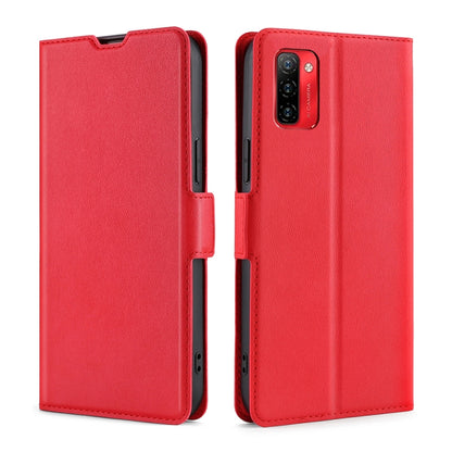 For Ulefone Note 12P Ultra-thin Voltage Side Buckle PU + TPU Leather Phone Case(Red) - Ulefone Cases by buy2fix | Online Shopping UK | buy2fix
